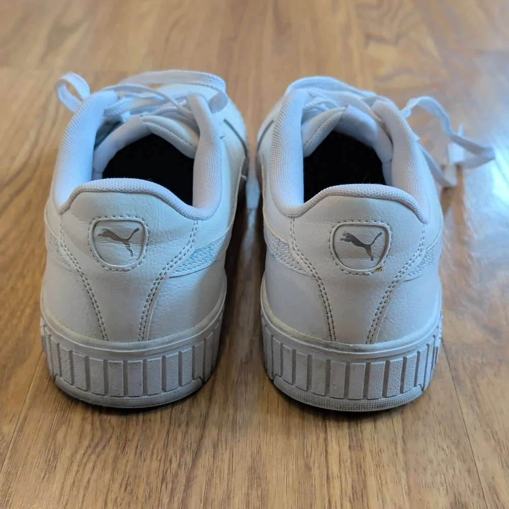 Puma Carina White Low-Top Sneakers